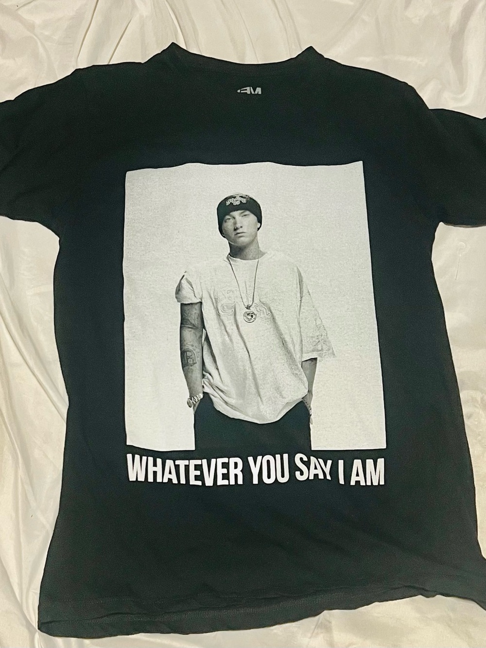 EMINEM Black Graphic Tee M